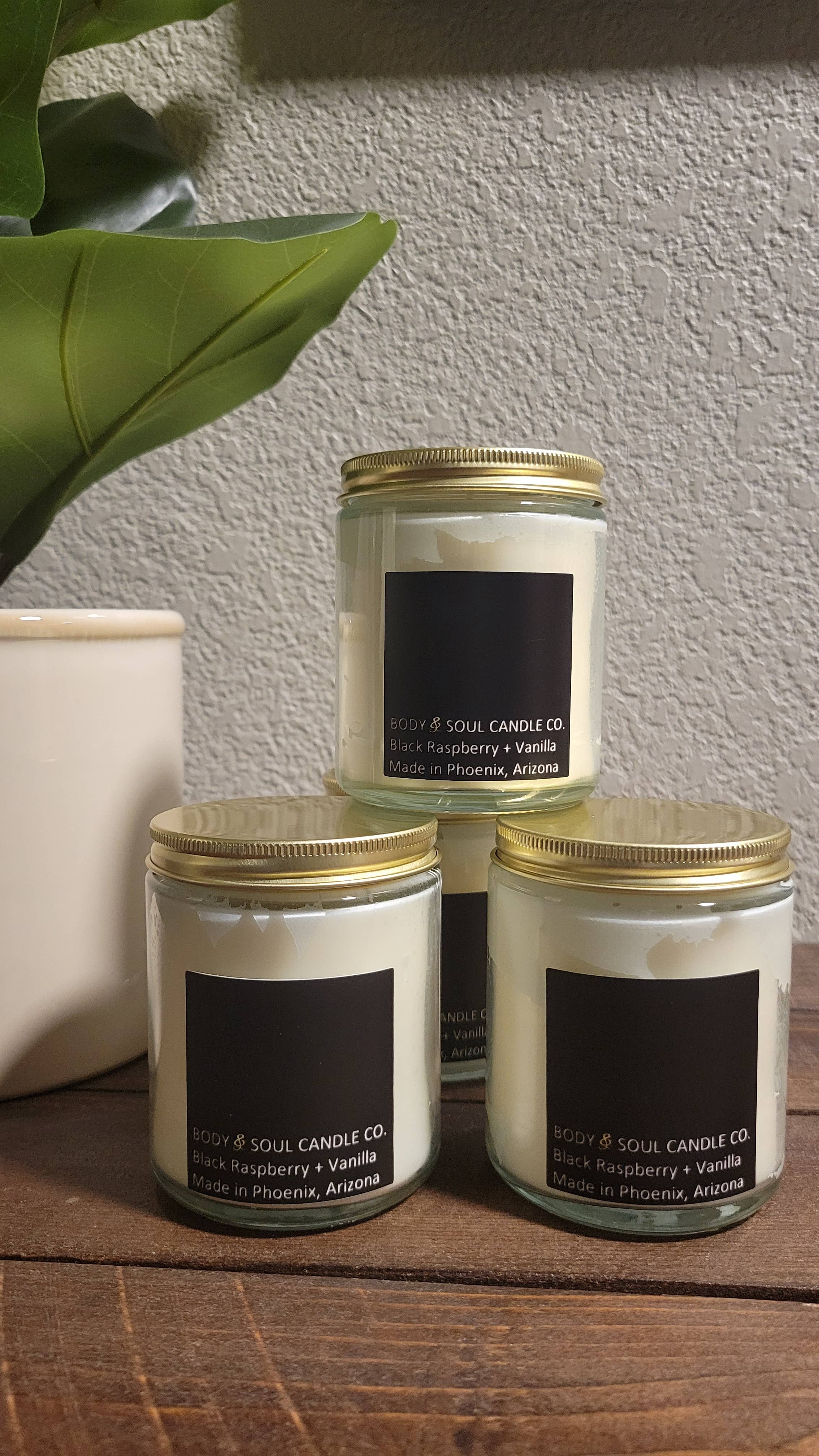 Body and Soul Candle - Wholesale Jar/Filled Candle - Candle - 8oz Glass1