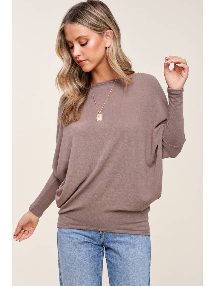 Charlotte Avery - Wholesale Blouse - Women's - Signature Crepe Hacci Dolman Essential13