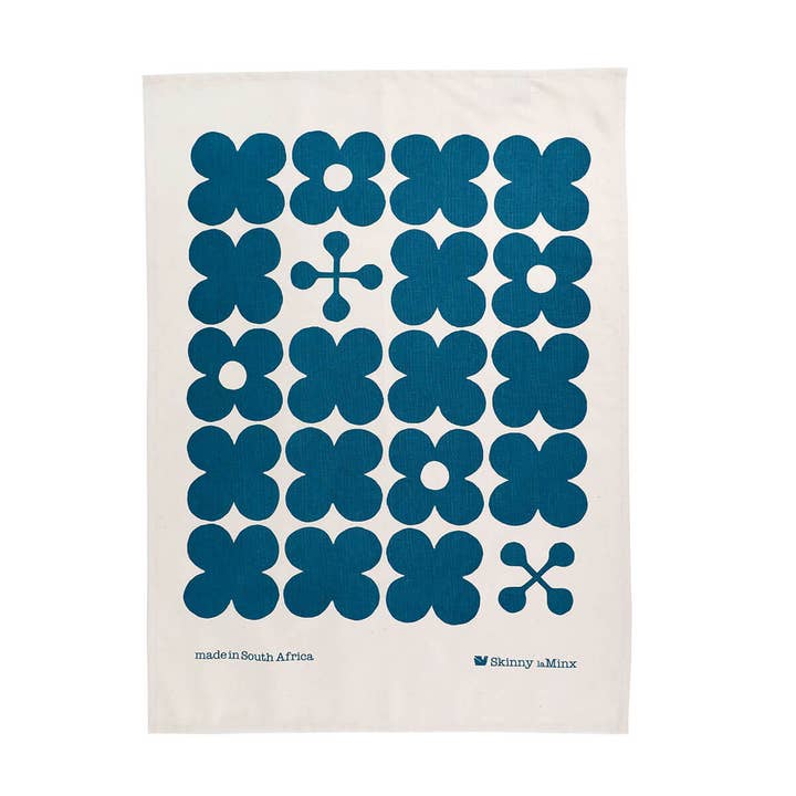 Skinny laMinx - Wholesale Tea Towel - Tea Towel Scandi Candy Petrol