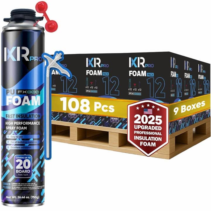 Spray Foam Insulation Can Bulk Pallet for wholesale by Fame Marketing