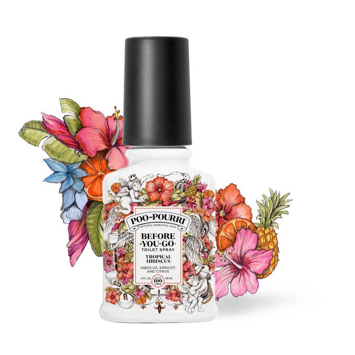 ~Pourri - Wholesale Toilet Spray - Poo~Pourri Tropical Hibiscus 2oz boxed4