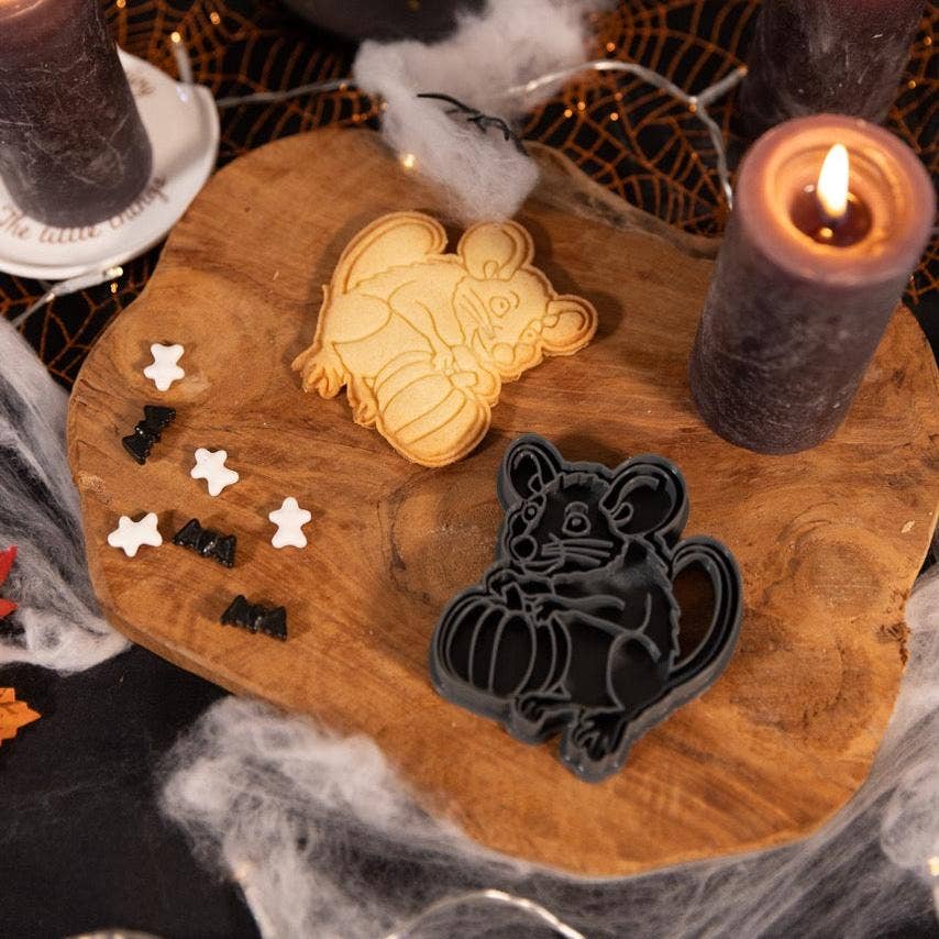 Uniberry 3D - Wholesale Cookie Cutter - Rat - Halloween cookie cutter1