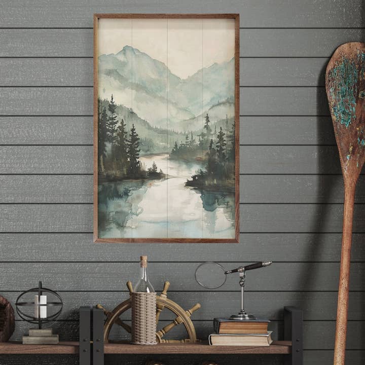 Kendrick Home - Wholesale Art Print - Mountain River View1