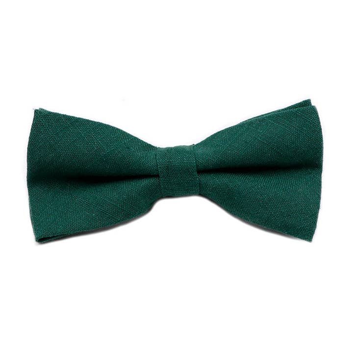Hudson Hunter Green Solid Bow Tie for wholesale by Tie Mood