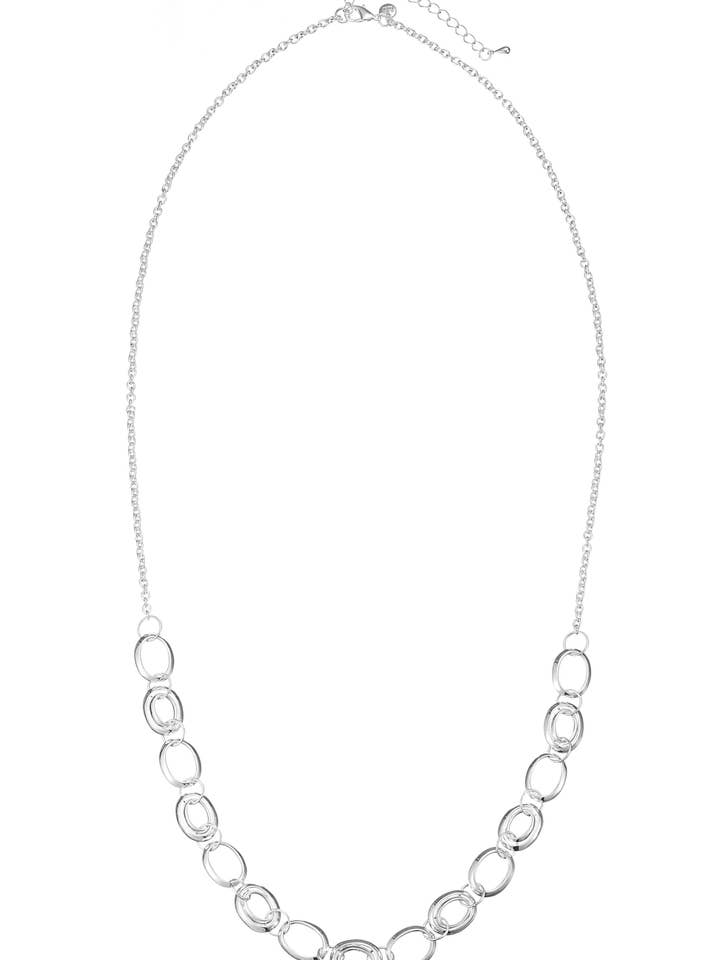 LesliiLange Kette Oval | Silber für den Großhandel von Leslii