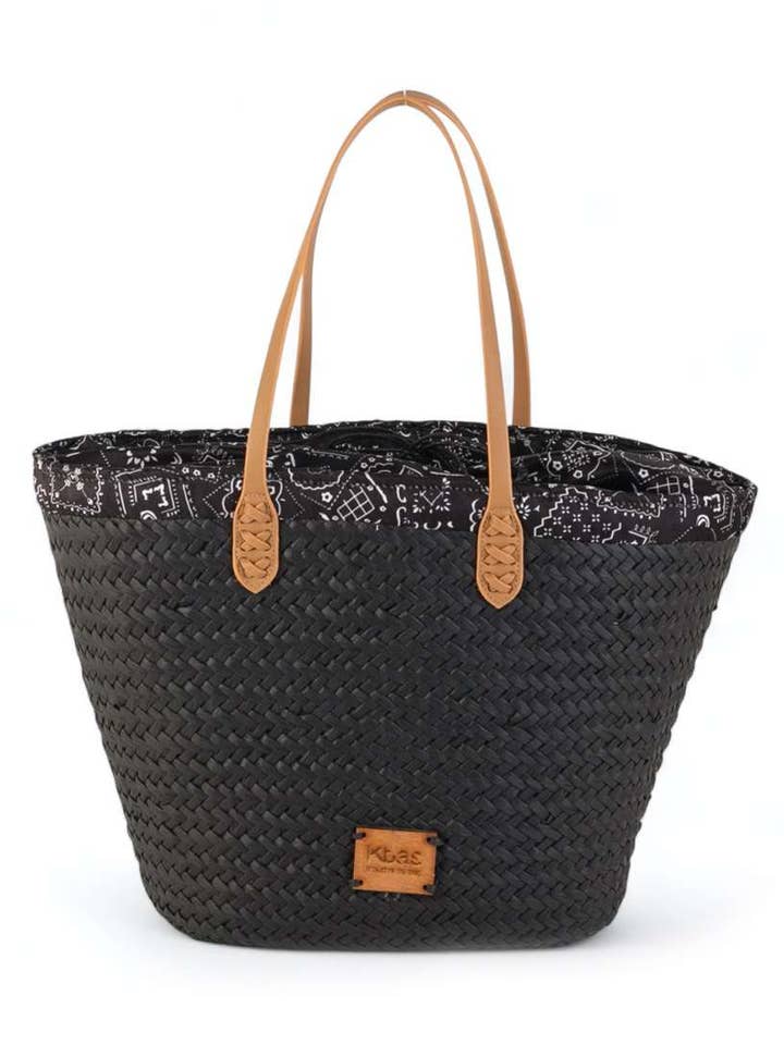 KB3182604_01 - NATURFIBER KURV, SÆKLUKE, FARVE SORT for engroshandel hos Kbas