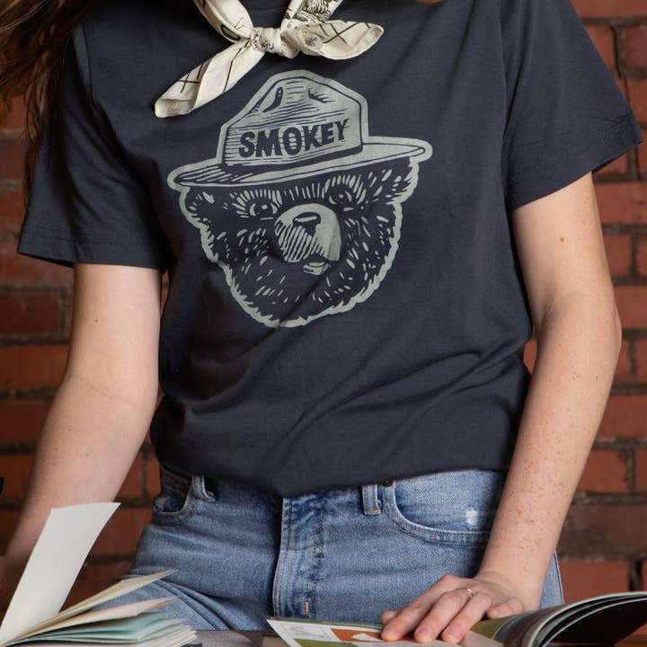 The Landmark Project - Wholesale Screen Printed T-Shirt - Unisex - Smokey Logo Tee