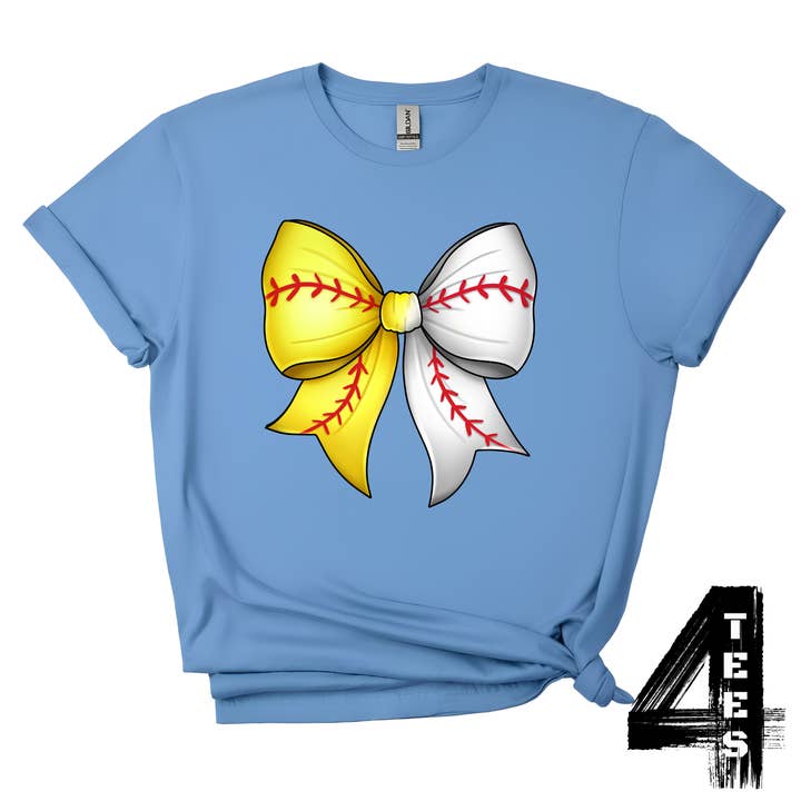 Softball/Baseball Bow for wholesale by Tees-4