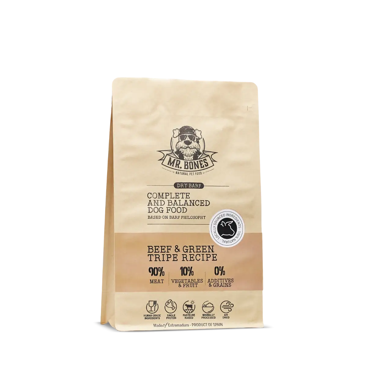 Mr.Bones - Natural Pet Products - Wholesale Pet Food - Dog - Dry BARF for dog- Beef & Green Tripe.4