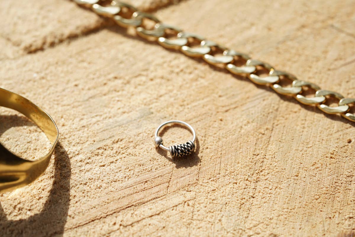 Urbiana – wholesale Nose ring – Sterling Silver Bali Nose Ring3