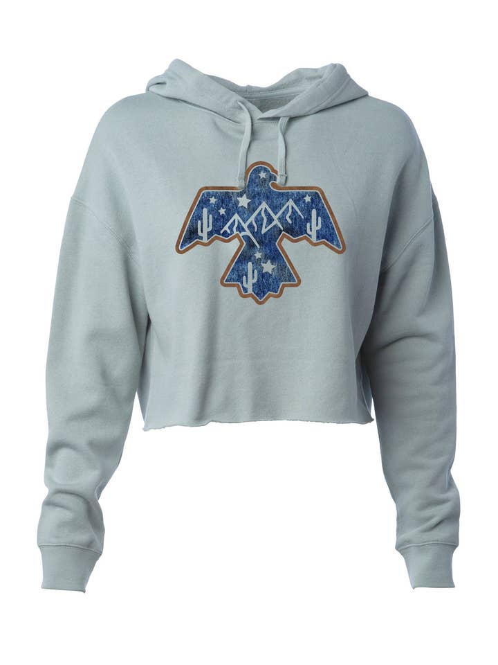 215 MALIA Hoodie DENIM for wholesale by RUST + DUST