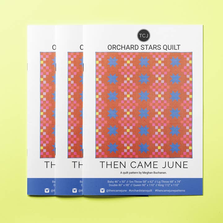 Then Came June - Vente Kits de couture - Motif de couette Orchard Stars - Imprimé0