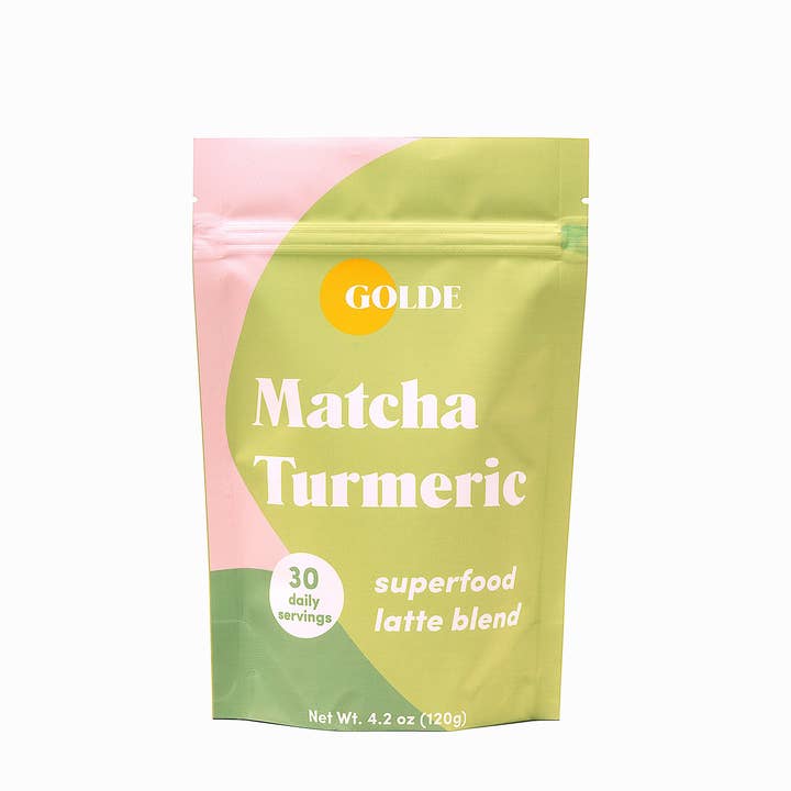 Matcha Turmeric: Superfood Latte Blend for wholesale by Golde