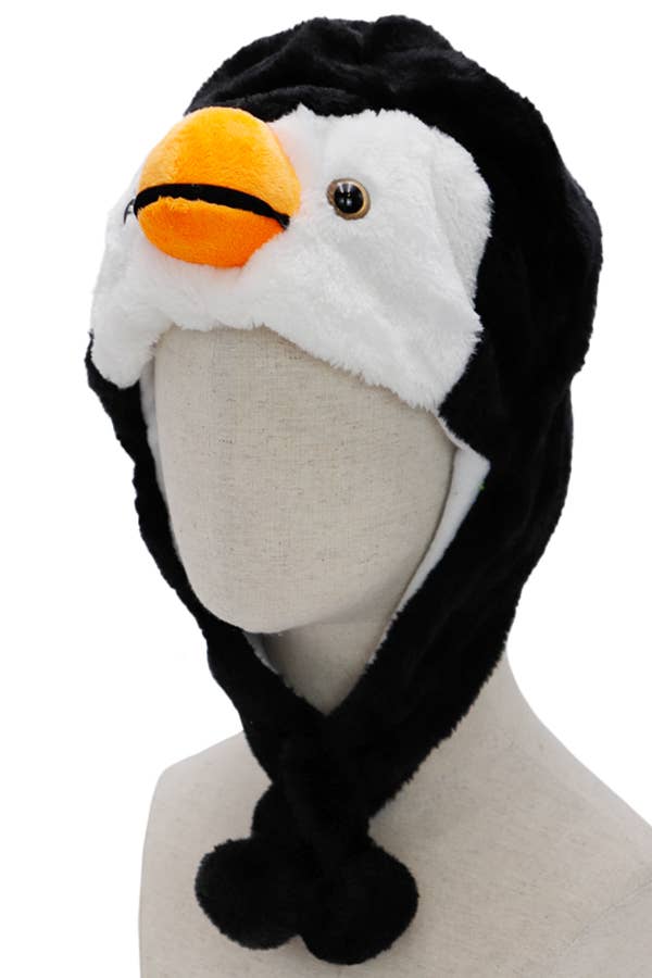 Cap Zone - Wholesale Costume - Women's - Animal Plush Teddy Fur Hat with Short Ear Flaps11