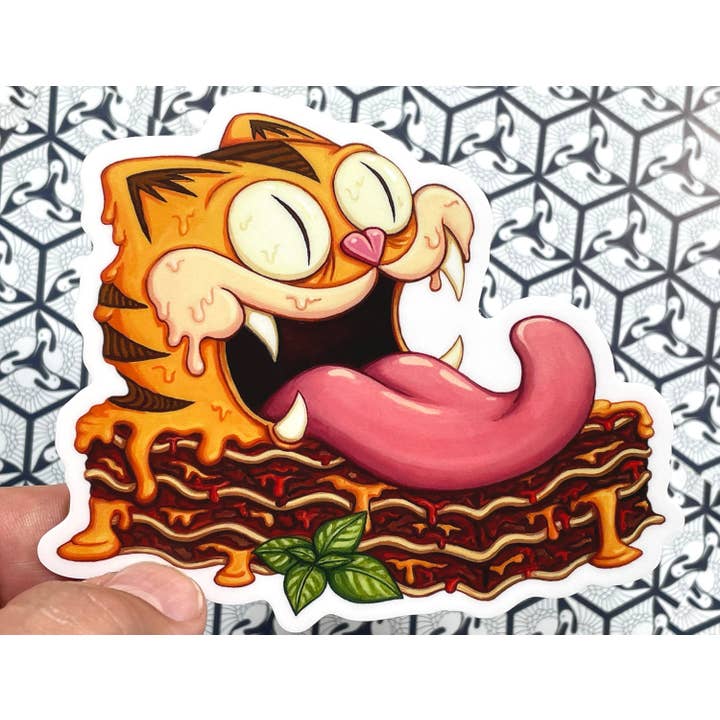 "Mondays, AMIRITE?!" Vinyl Sticker for wholesale by Johnny Acurso Illustration