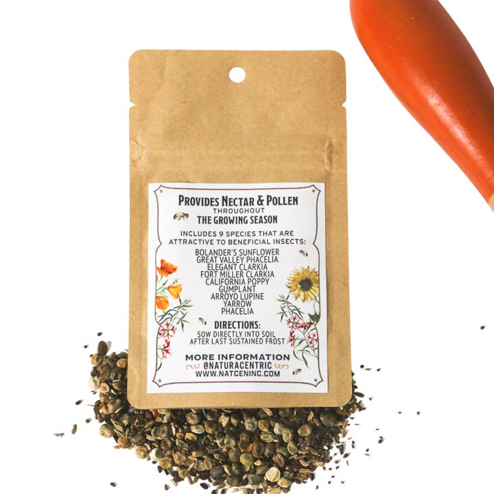 Naturacentric - Wholesale Plant seeds - California Native Wild Flower Pollinator Seed Pack4