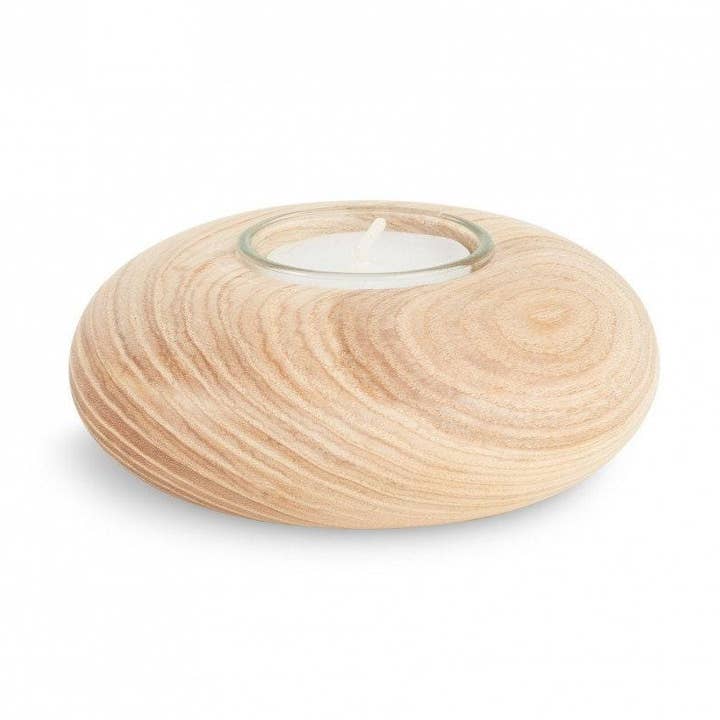 Thankgoods photophore rond frêne naturel pour la vente par Thankgoods GmbH