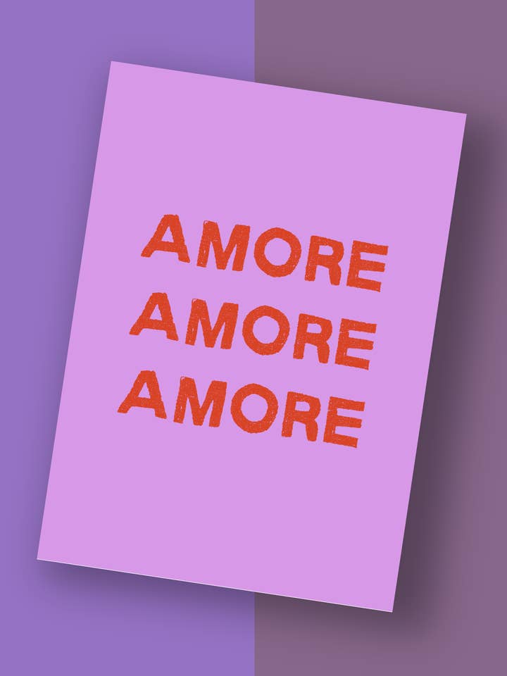 Postkarte "Amore" für den Großhandel von PINLIN®