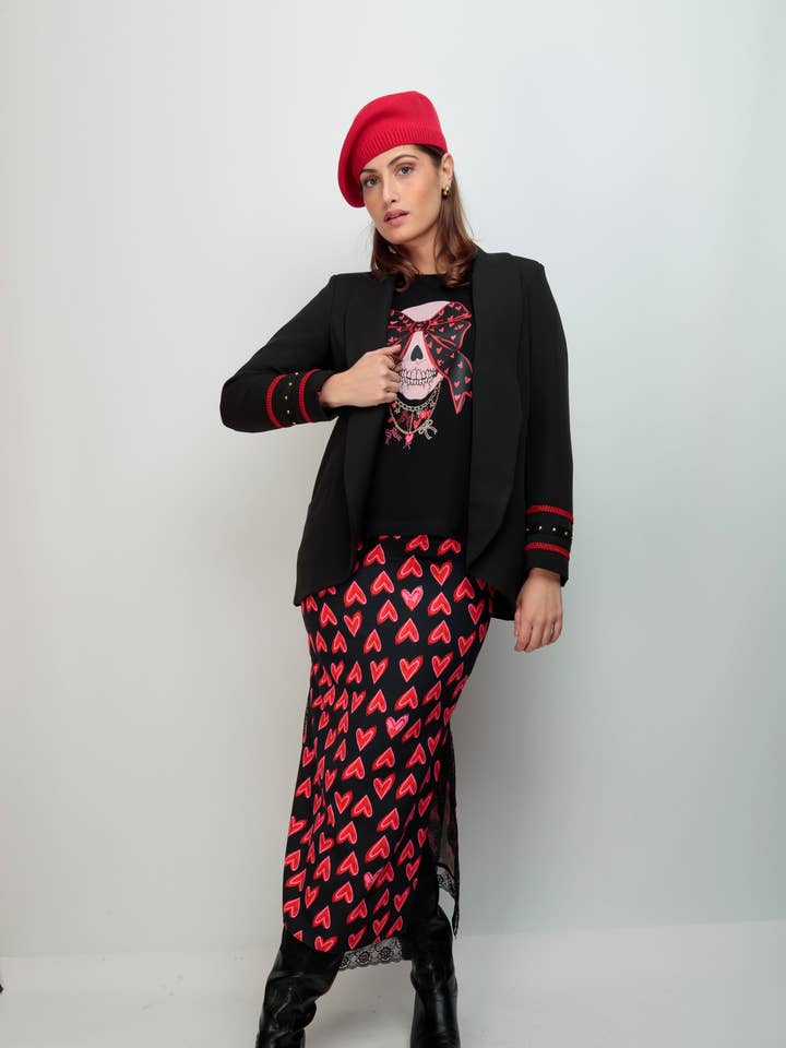 Feel Love Slit Skirt for wholesale by Chill&Buy