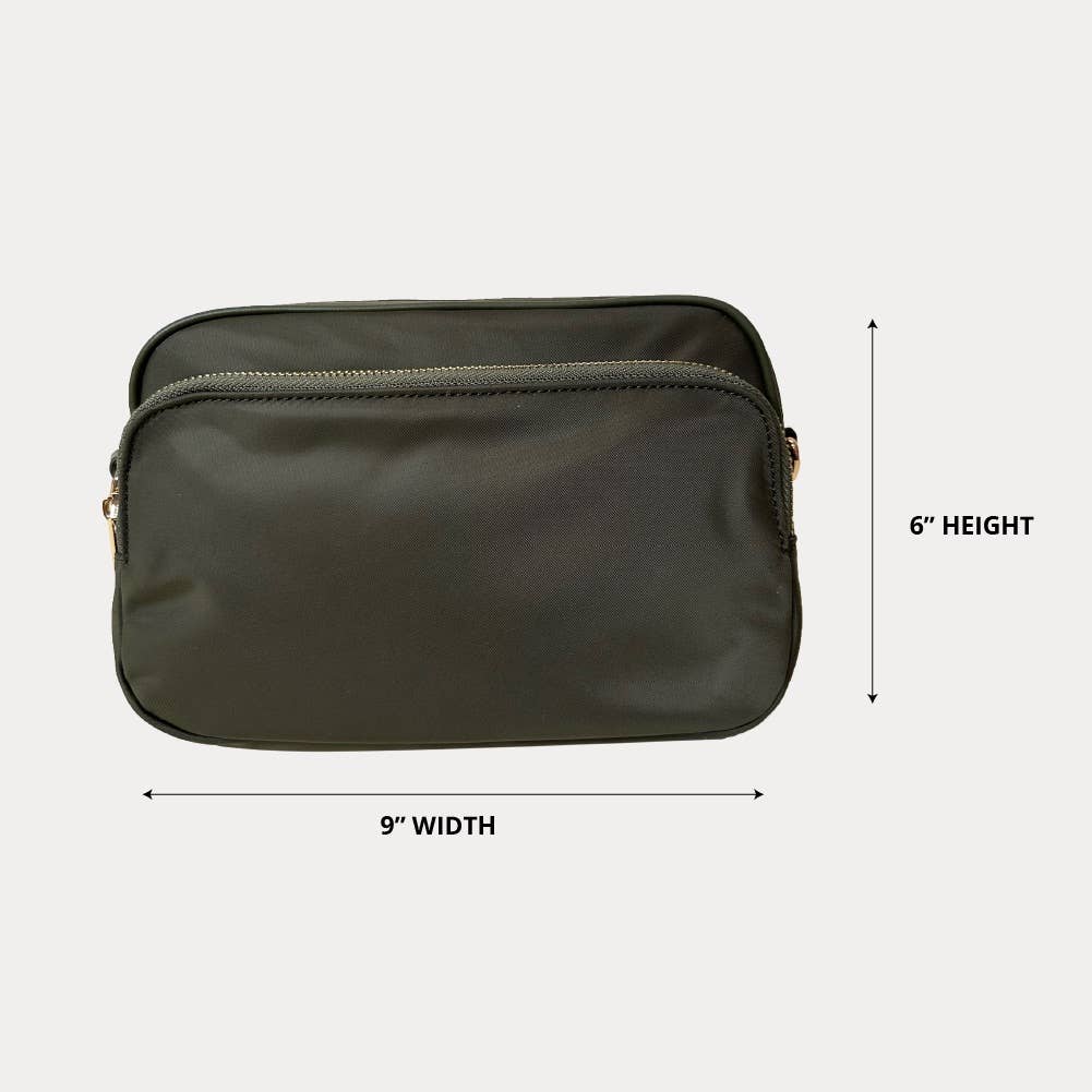 AHDORNED - Vente Sac à bandoulière – femme - NATALIA - Petit messager en nylon2