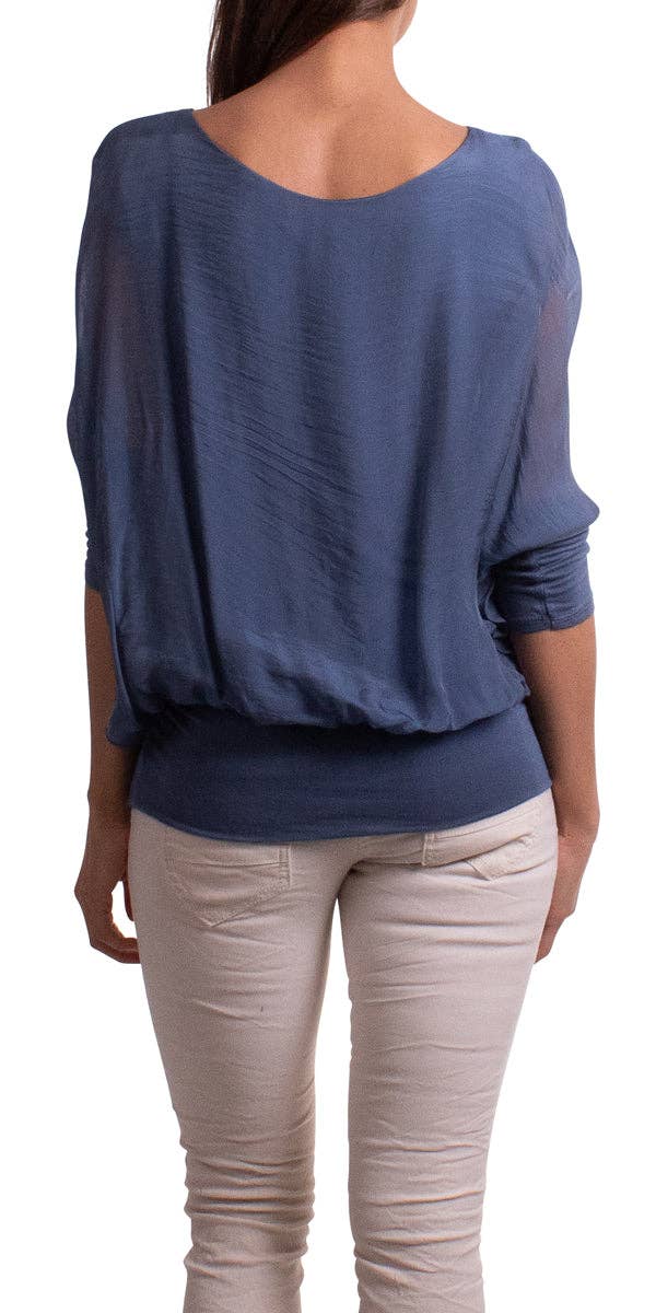 Gigi Moda - Wholesale Blouse - Women's - Sheer Batwing Blouse27