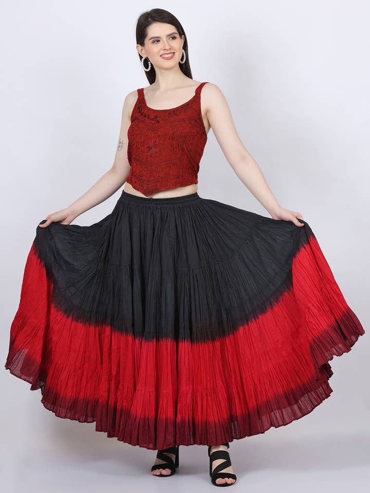 Wevez - Wholesale Skirt - Women's - American Tribal Style 25 Yards Cotton Renaissance skirt13