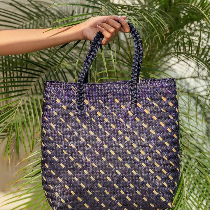 Village Thrive - Wholesale Beach Bag - Cove Rattan Beach Tote Bag11