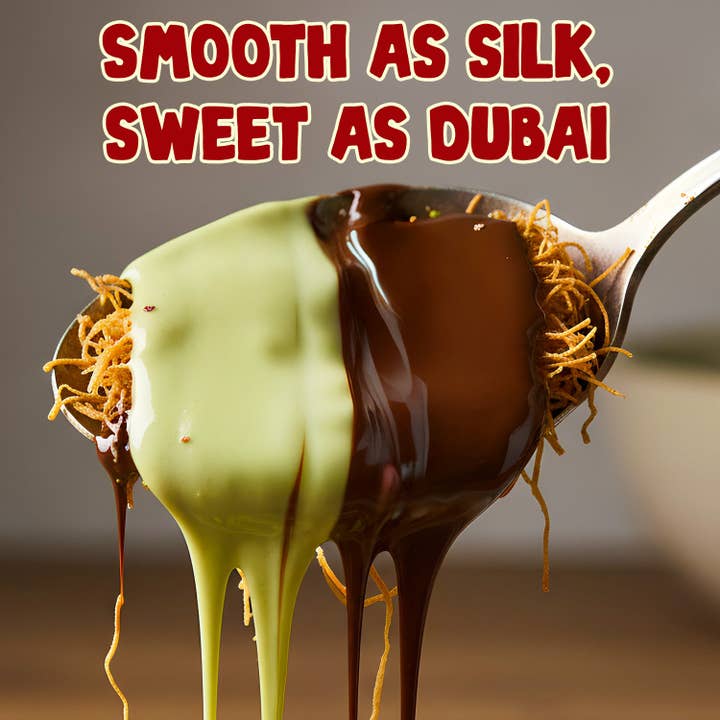 Ceres Gourmet - Wholesale Nut butter - Dark Dubai Chocolate Spread - Fun for All Ages - 6.35/9.7oz2