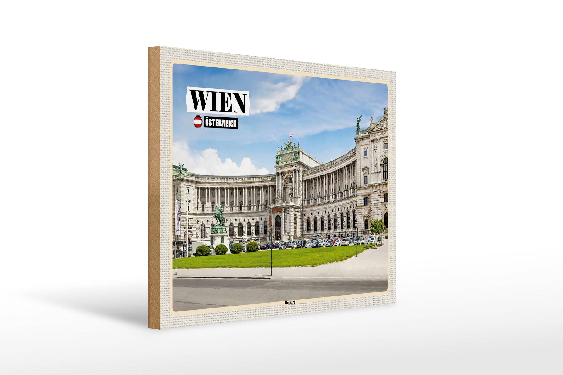 Femer - Wholesale Sign - Vienna Austria Hofburg Architecture Wooden Sign 40x30cm0