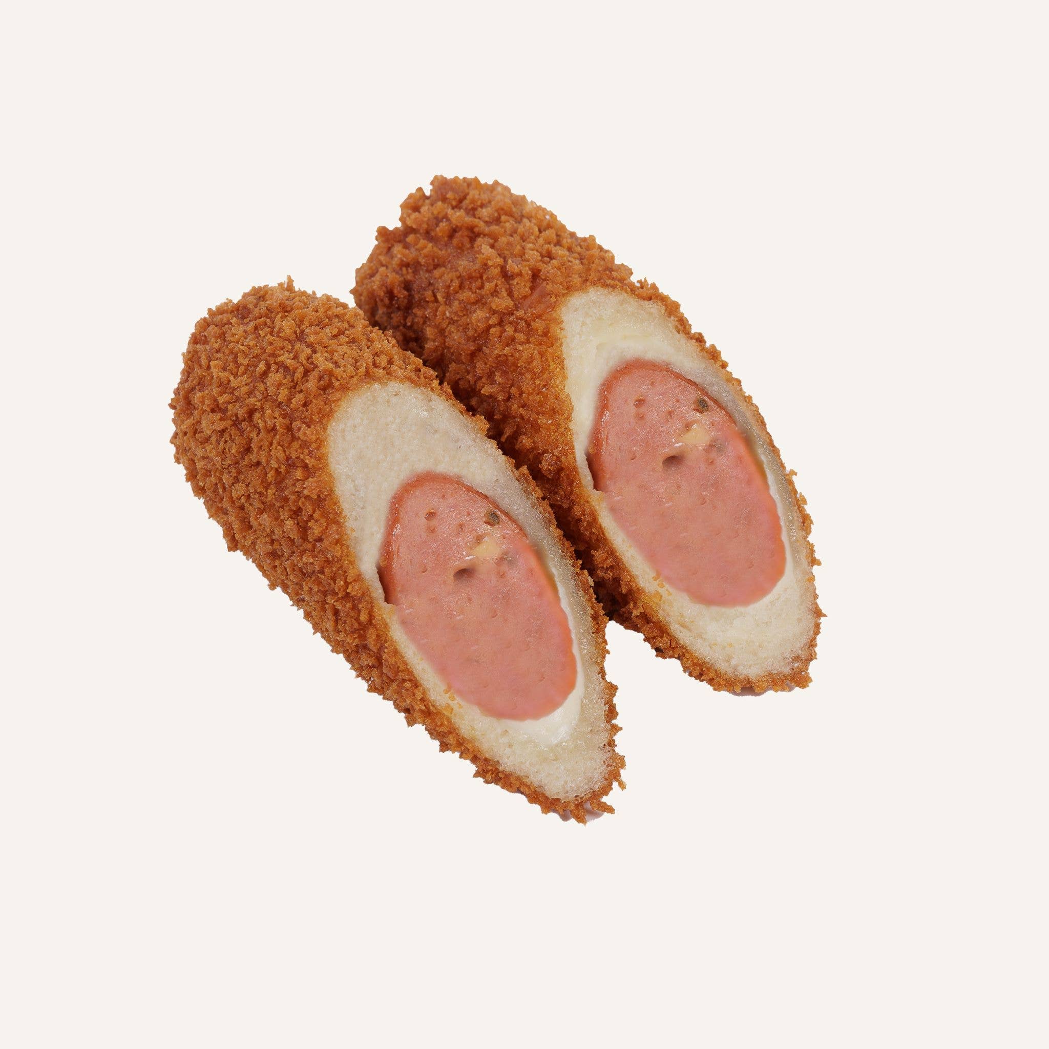 THANK YOU DONUTS & CORN DOGS - Wholesale Puffed Snack - Korean Style Beef Sausage Corn Dog (1Pack-4ea)5