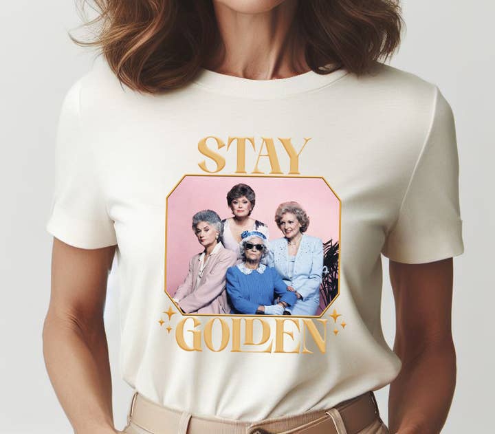 T-Shirt - Stay Golden för wholesale av Days with Gray