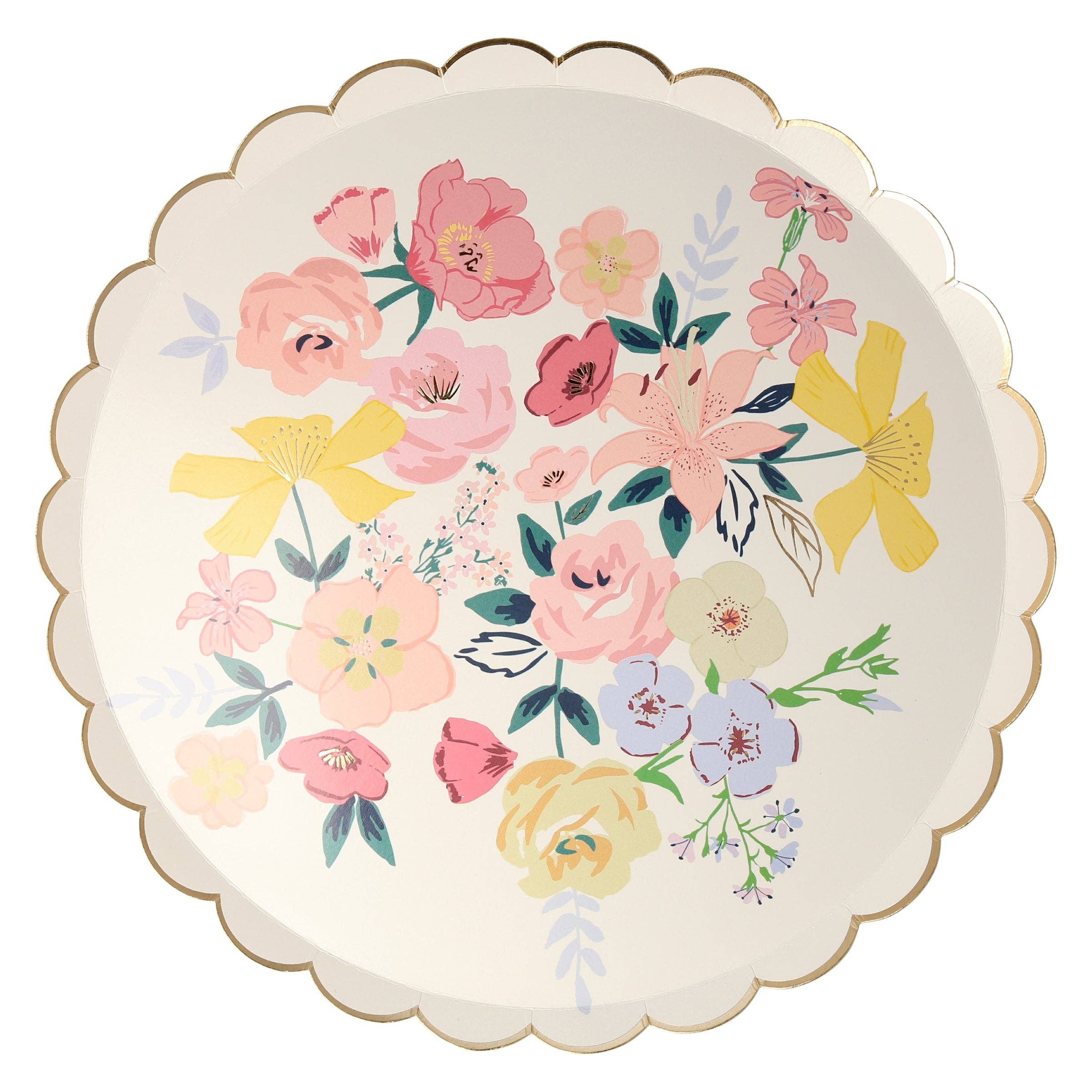 Meri Meri - Wholesale Dinner Plate - English Garden Dinner Plates3