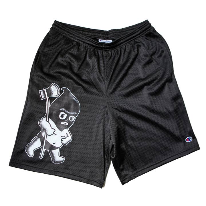 Kewpie Executioner Champion Mesh Shorts for wholesale by Stuntin Goods