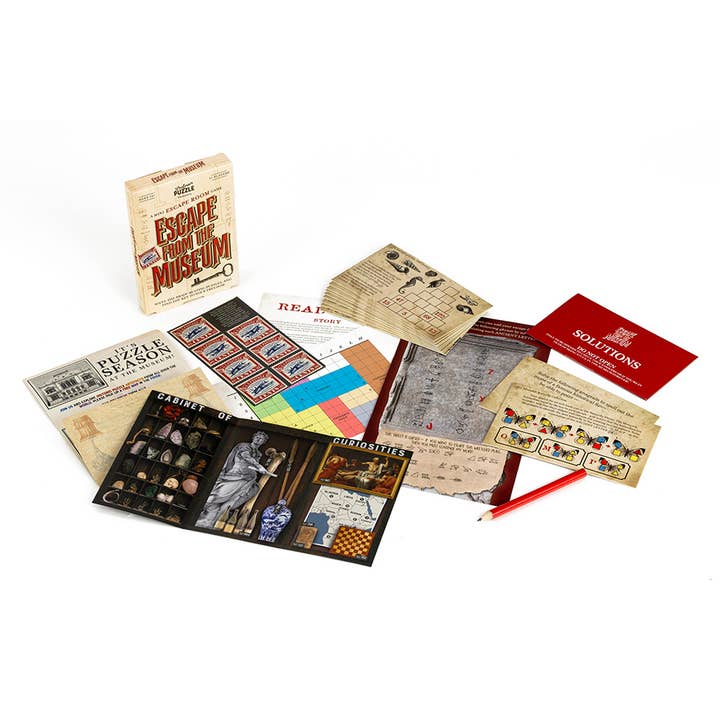 Professor Puzzle USA, Inc. - Wholesale Board Game - Mini Escape from the Museum Game (D.8)1