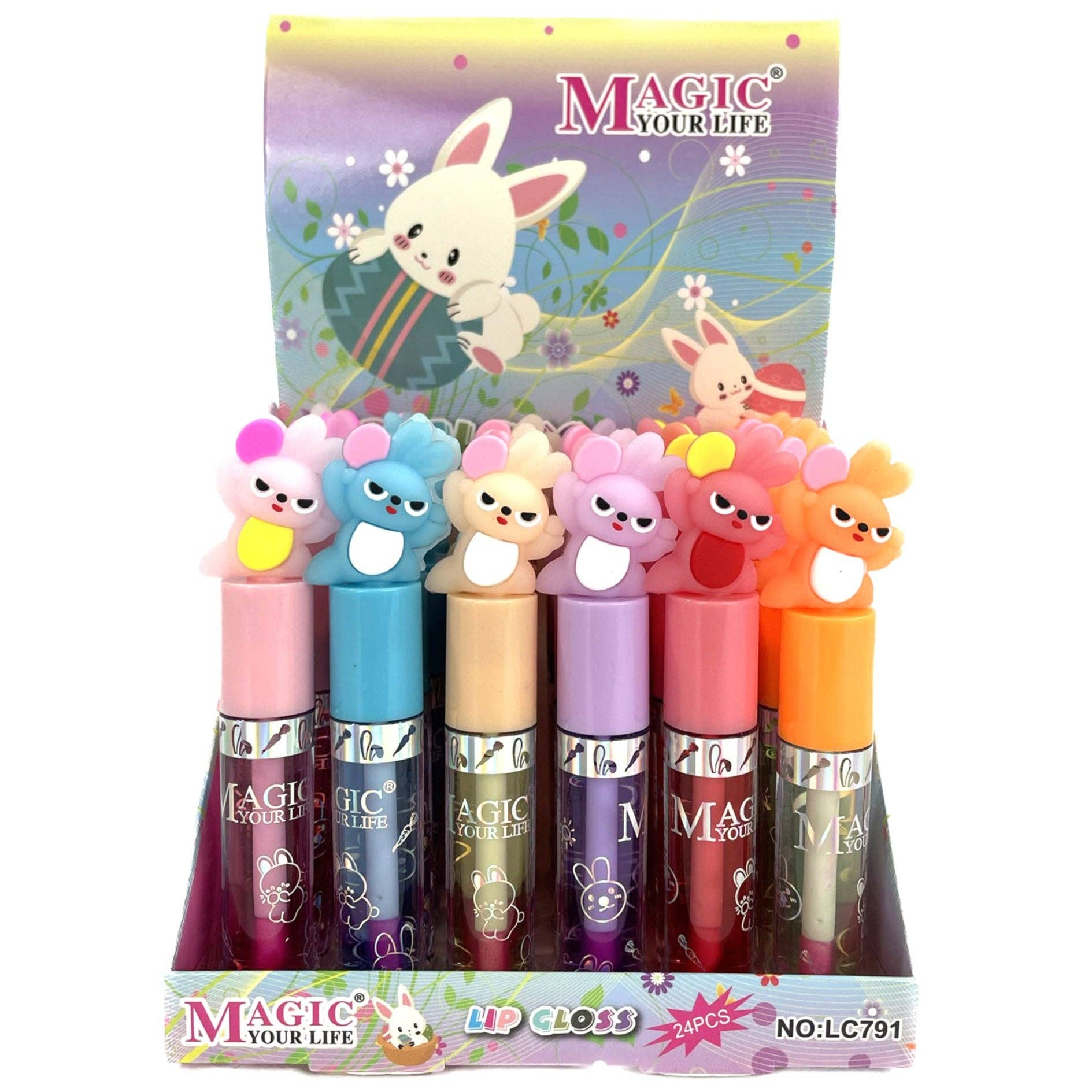 ASSORTEREDE Sjov Kanin Læbepomade LC791 (24STK) for engroshandel på Faire17