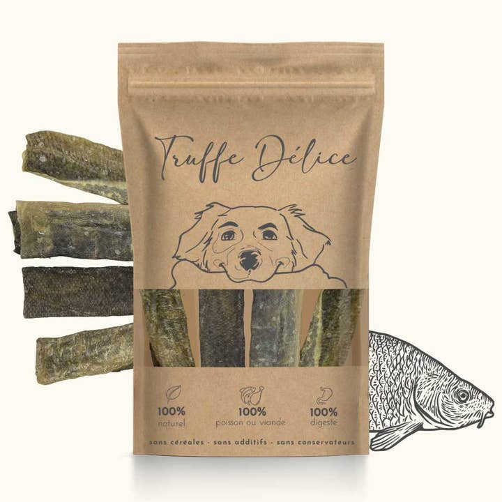 Truffe Délice – wholesale Pet treats – Dog – Cod skin strips0