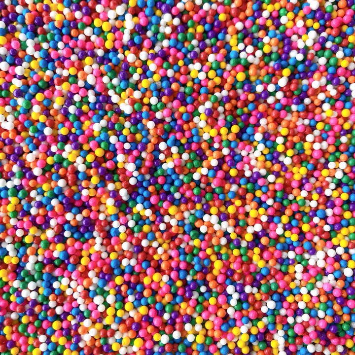 Sweetapolita - Wholesale Sprinkles - RAINBOW NONPAREILS CLASSIC SPRINKLES 4oz Bottle0