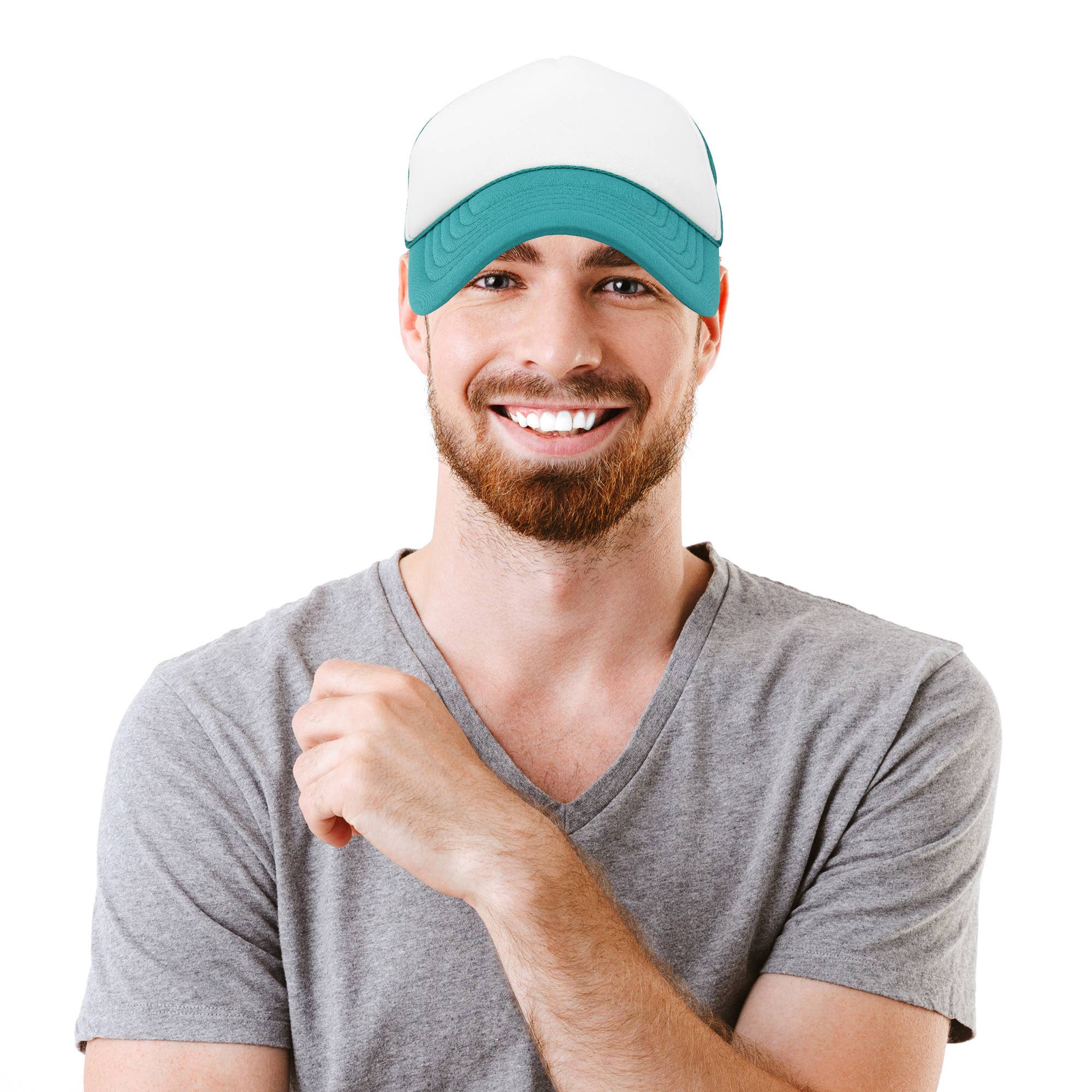 Dalix - Venta al por mayor Gorra trucker - Unisex - DALIX Trucker - Gorra de dos tonos con correa ajustable114