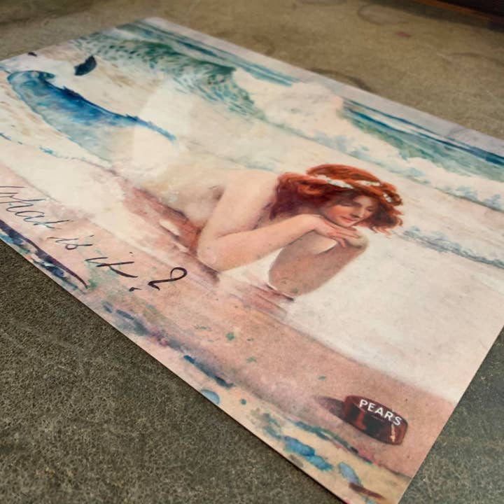 The British Metal Signs Company - Wholesale Sign - Pears Soap what is it mermaid Metal Sign