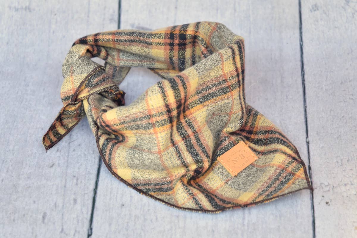 Finnegan’s Standard Goods – wholesale Bandana - Hund – Teddy Plaid Bandana1