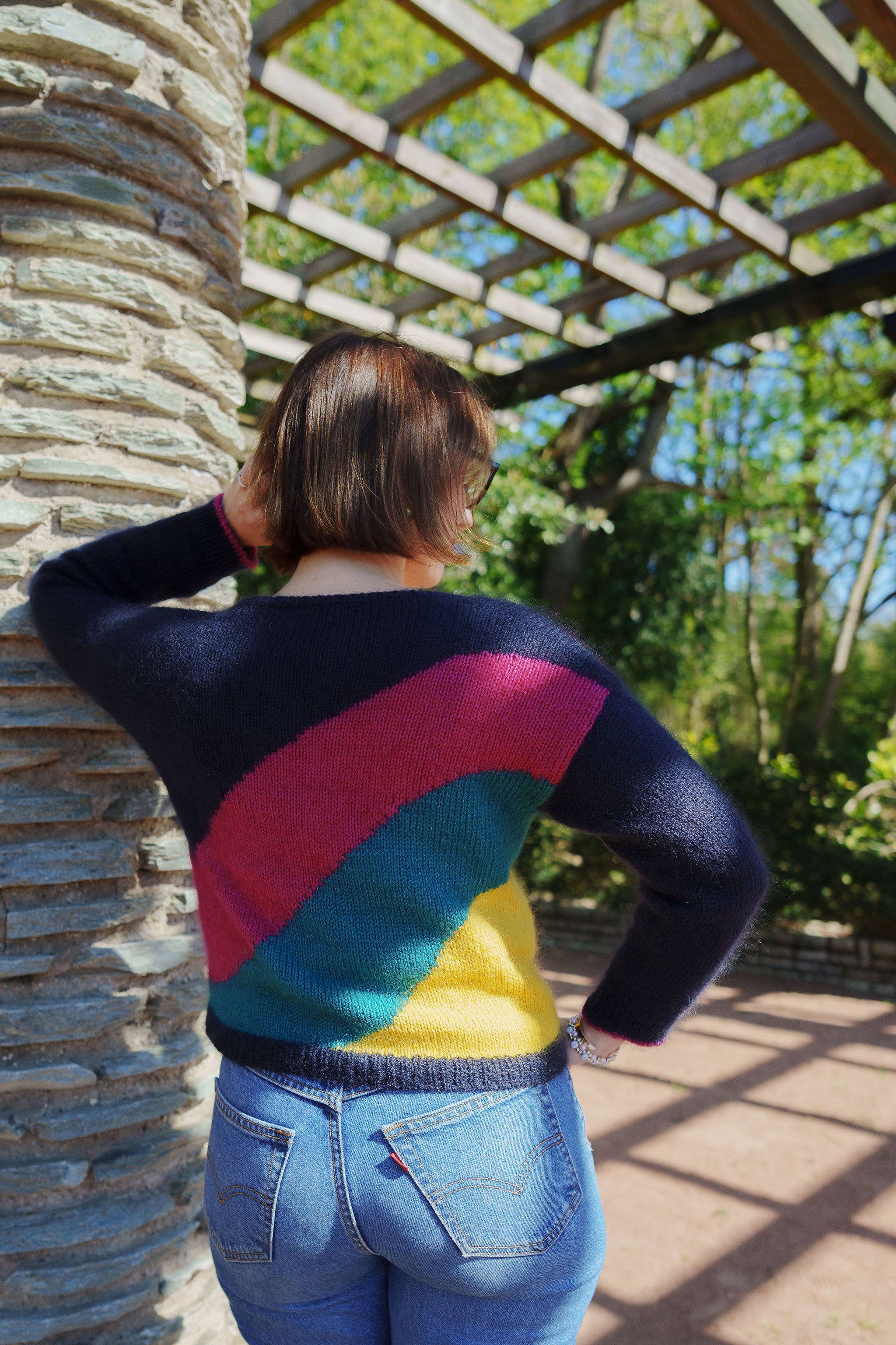 Lise Tailor – wholesale Knitting/Crochet Supplies – Knitting Pattern - Rainbow Cardigan11