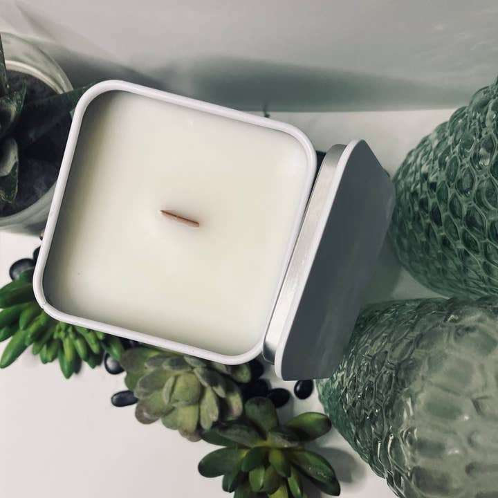 Raising Four Arrows - Wholesale Travel Candles - 6oz Coastal Waters Tin