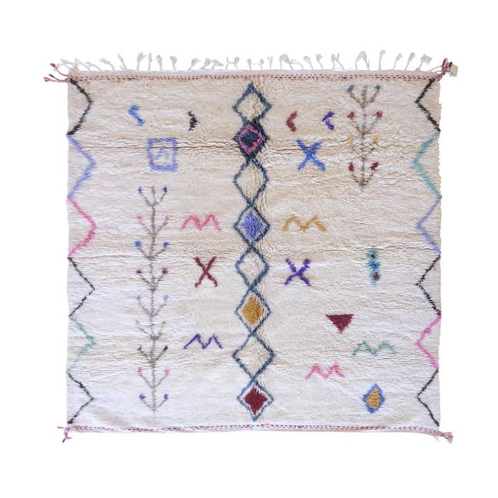 Moderne Marokkaanse Berber tapijt van wol 245 x 275 cm voor wholesale door AFK Living