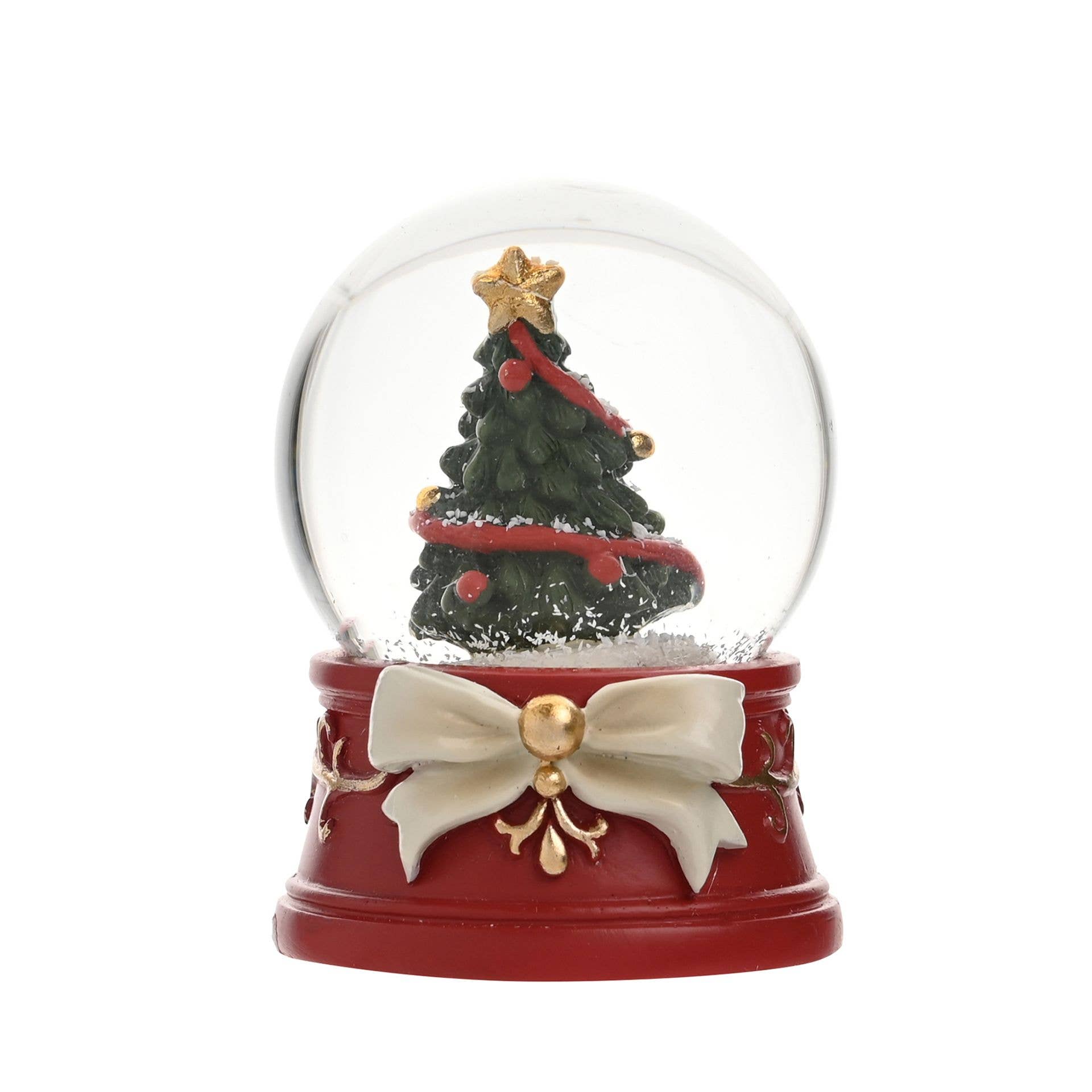 WIDDOP and Co. - Wholesale Snow Globe - Regal Tidings Christmas Tree Snowglobe - 45mm0