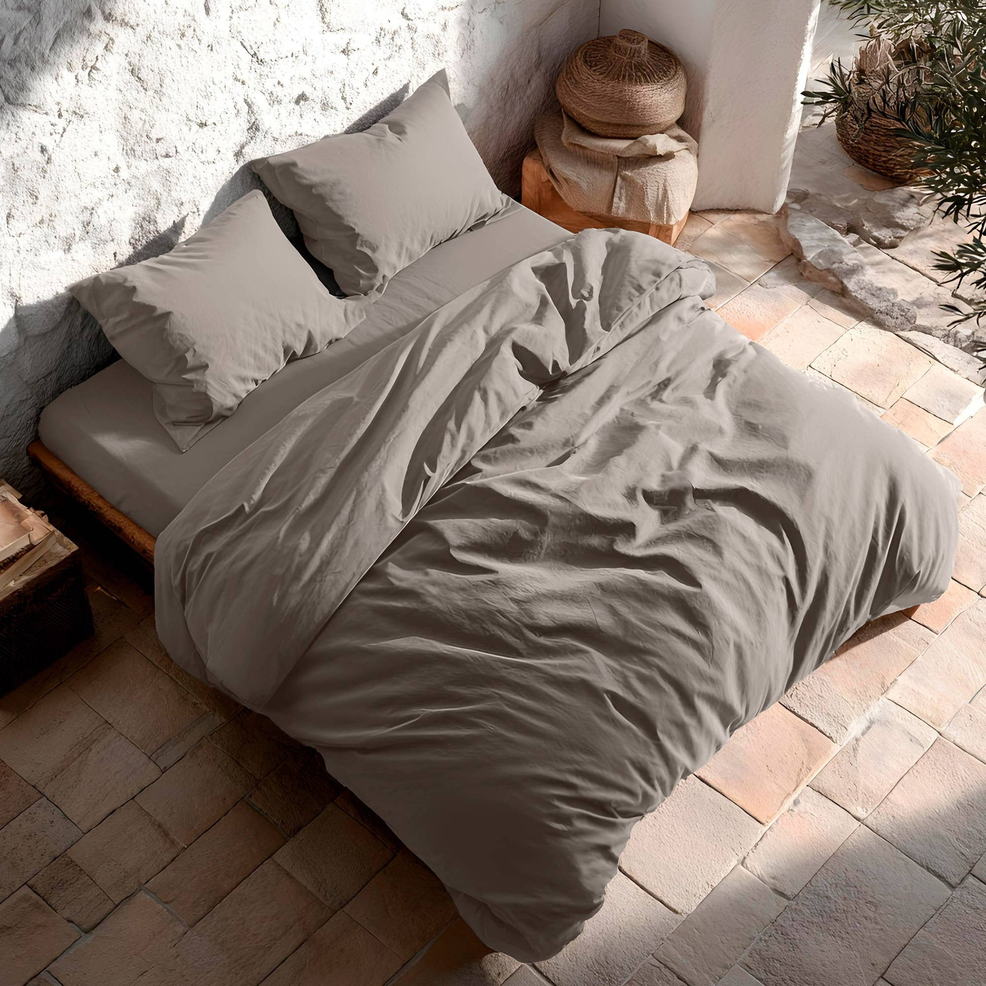 GAMUSI - Vente Housses de couette - Housse de couette 100 % coton, 144 fils, set 2/3 pièces19