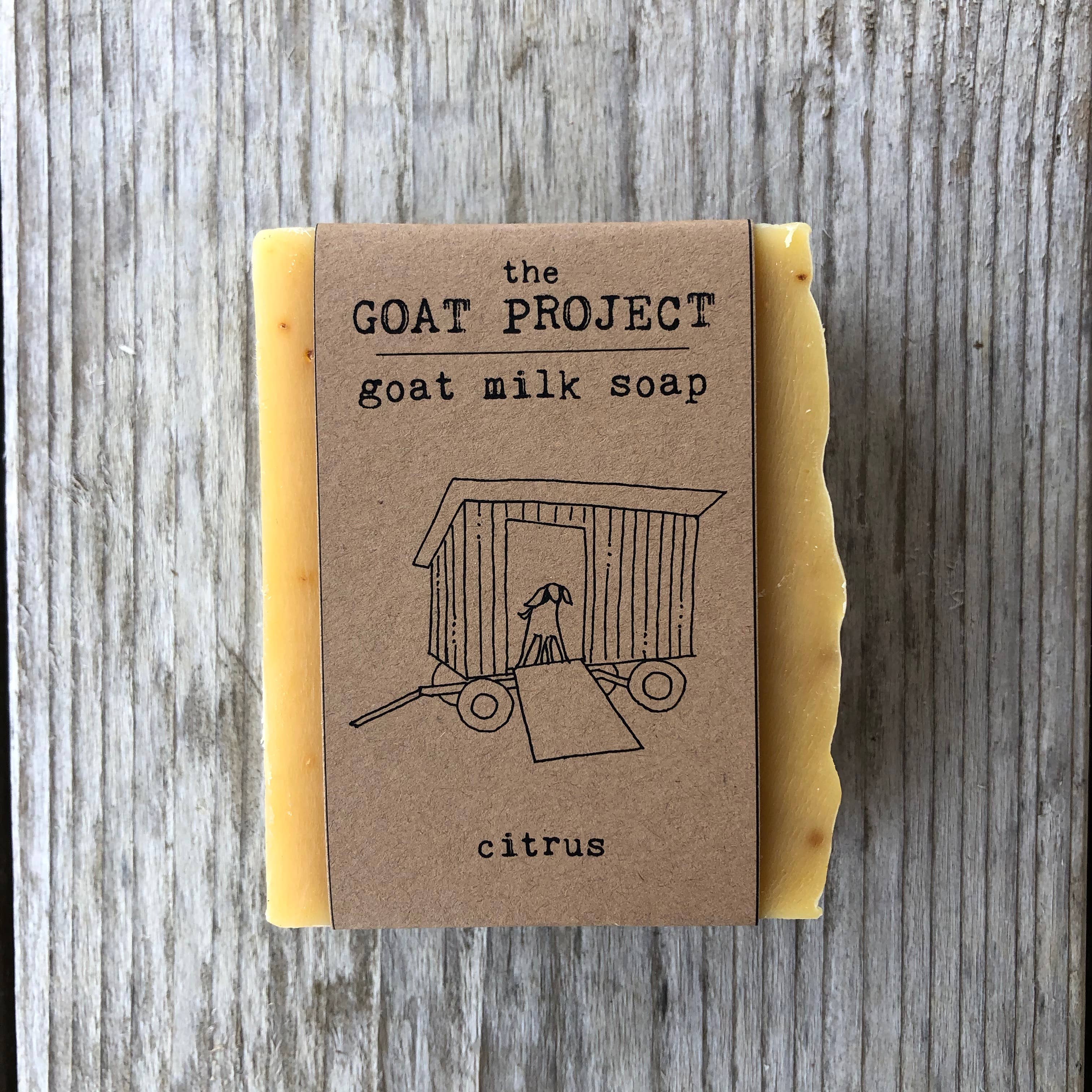the GOAT PROJECT - Wholesale Bar Soap - citrus goat milk bar soap