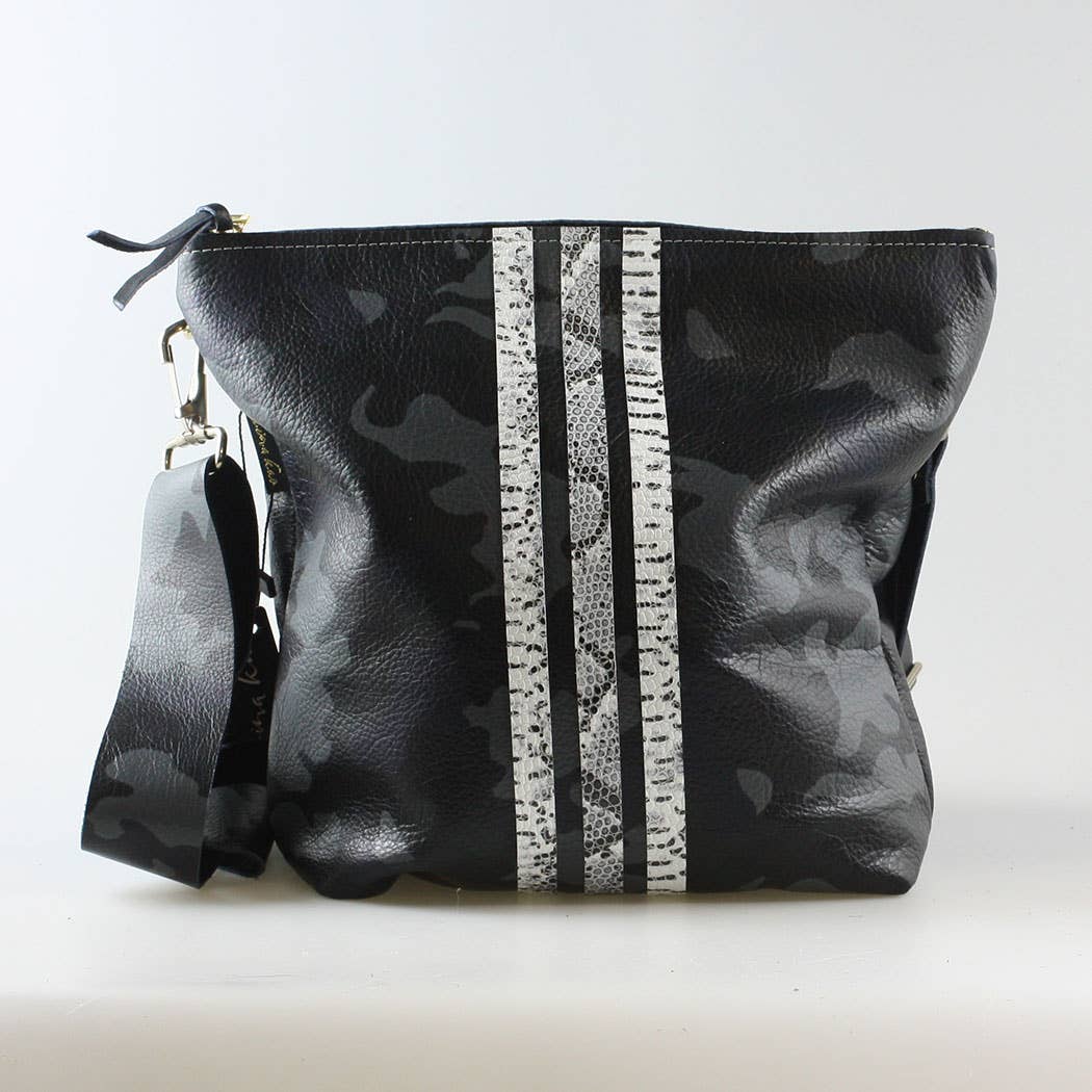 Zina Kao Exclusives - Vente Sac à bandoulière – femme - Le sac à bandoulière Graham : camouflage et tissu doux7