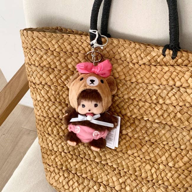 MOND HAUS - Wholesale Keychain - Women's - Bubble Baby Monkey Keychain | Cute Furry Bear Doll Bag Charm4