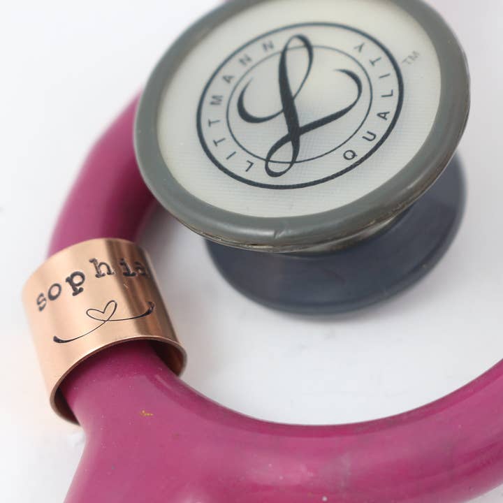 Conjunto de Etiqueta de Identificação e Pingente Personalizado para Estetoscópio por atacado de The Silver Diva
