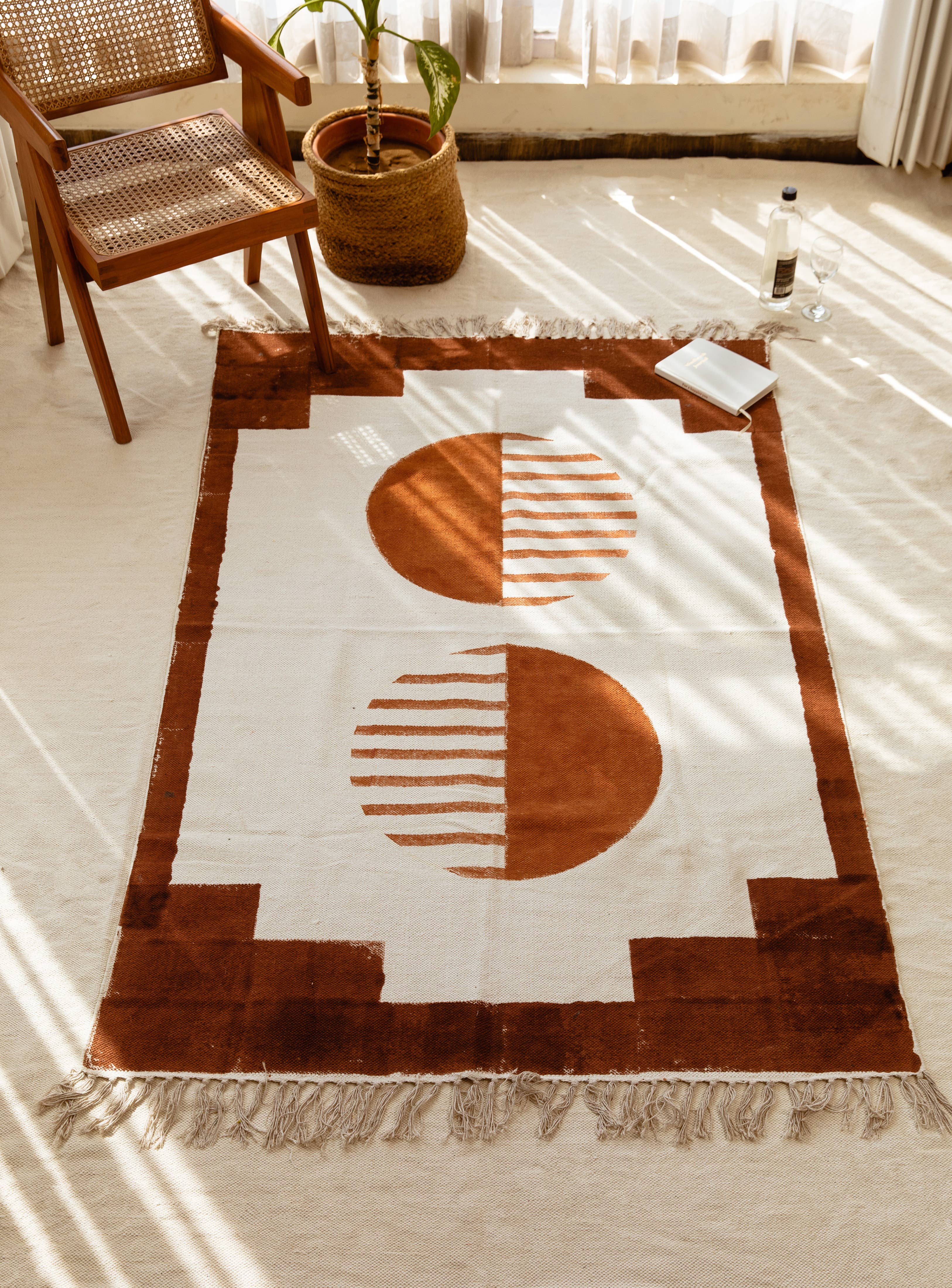 CQC LA – Großhandel Teppichvorleger – Madre handgefertigter Baumwollteppich aus Indien0